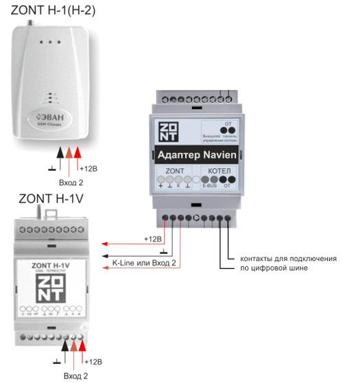 Схема zont h 1